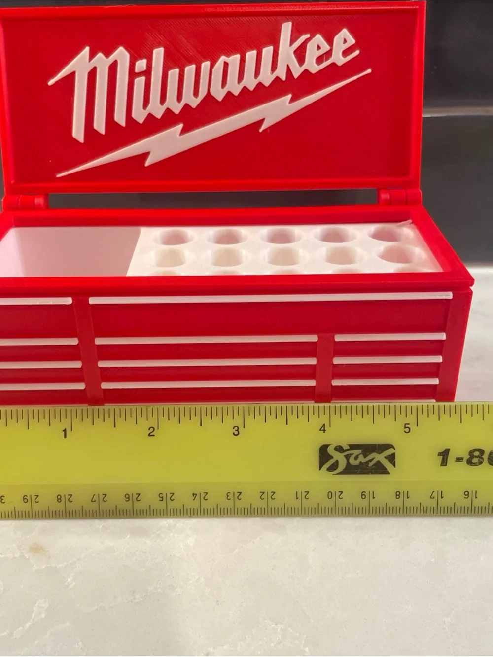 Milwaukee Red Tool Chest Organizer for office or Desk